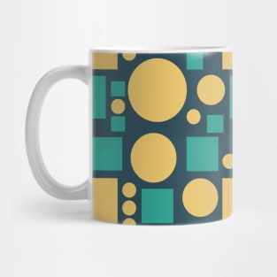 Square and Circle Seamless Pattern 009#001 Mug